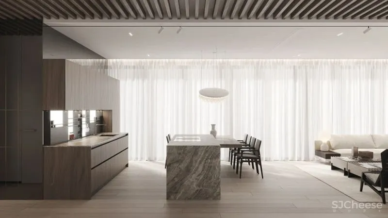 170㎡极简宁静,城市魅力