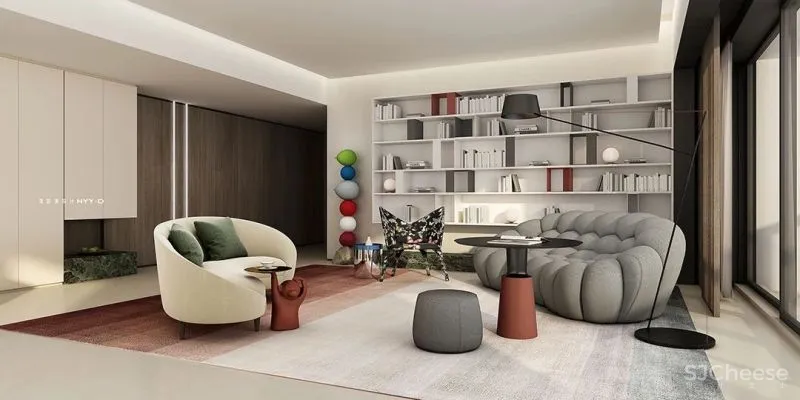 鸿艺源 深圳万科臻湾汇 310m² 大平层,触动心灵深处的艺术共鸣