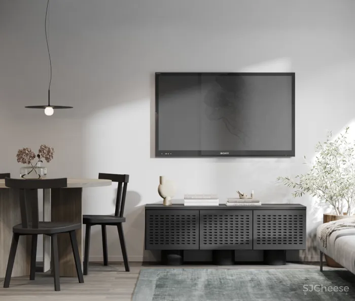 72㎡ 二室一厅二卫,精致的简约设计超有格调!