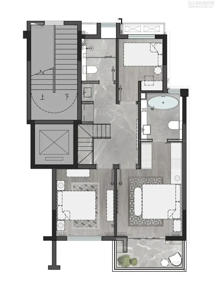 集艾设计丨厦门招商雍和府样板房