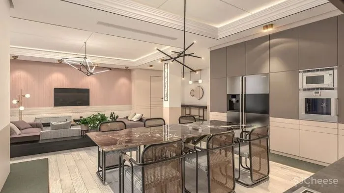 高级-耐看灰粉住宅