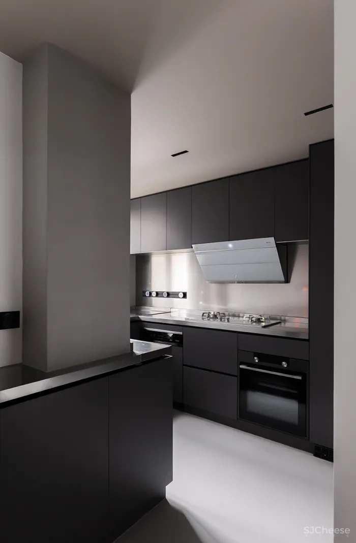 FF DESIGN • 折线｜120平一人居，50度灰的空间独白