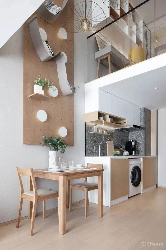 两室一厅的24㎡全能小复式，超越豪宅的舒适生活！