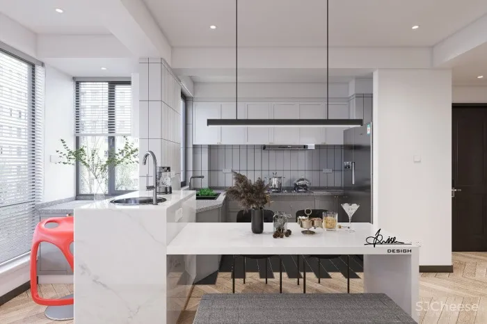 武汉115㎡现代简约风住宅,时尚前卫! Krise设计