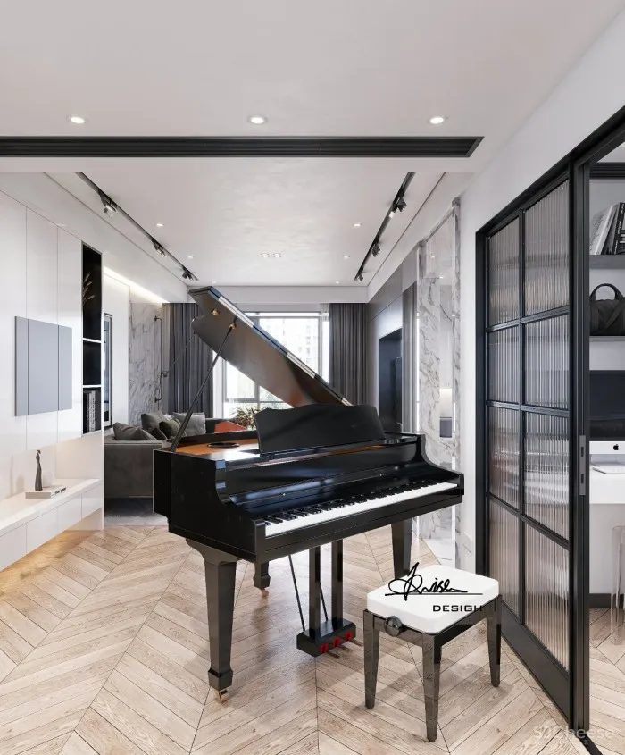 武汉115㎡现代简约风住宅,时尚前卫! Krise设计