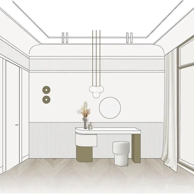 65㎡禁欲主义单身公寓,优雅与克制的协调!