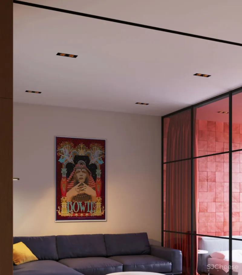 一座60平米的度假风公寓,却大胆采用了高饱和度的印度风?