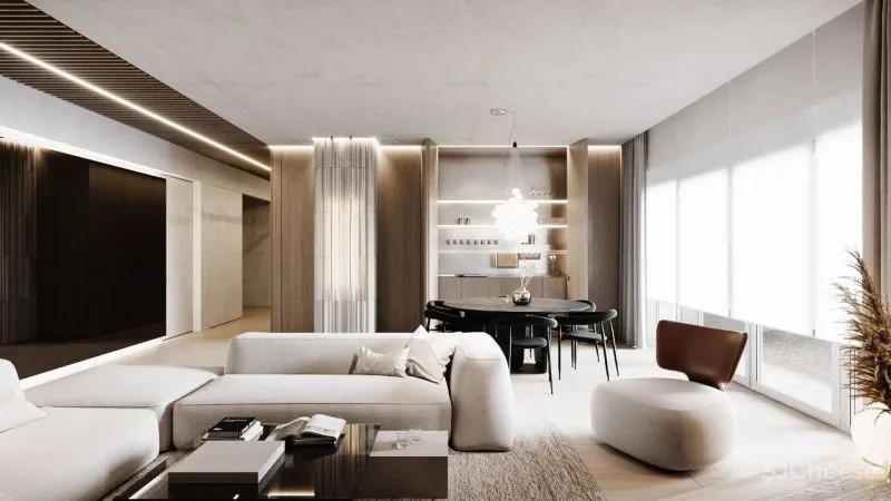 400㎡雅致公寓，满满的白领风范！