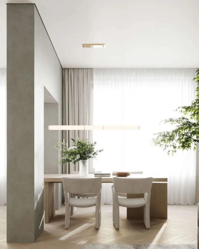 130㎡的温馨住宅,舒适的极简主义!