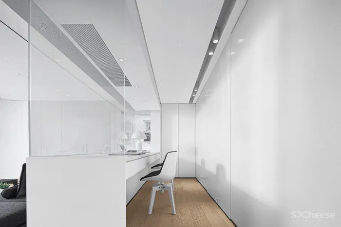 200㎡ 开放式大平层,极简黑白灰 · 讲述留白的艺术!