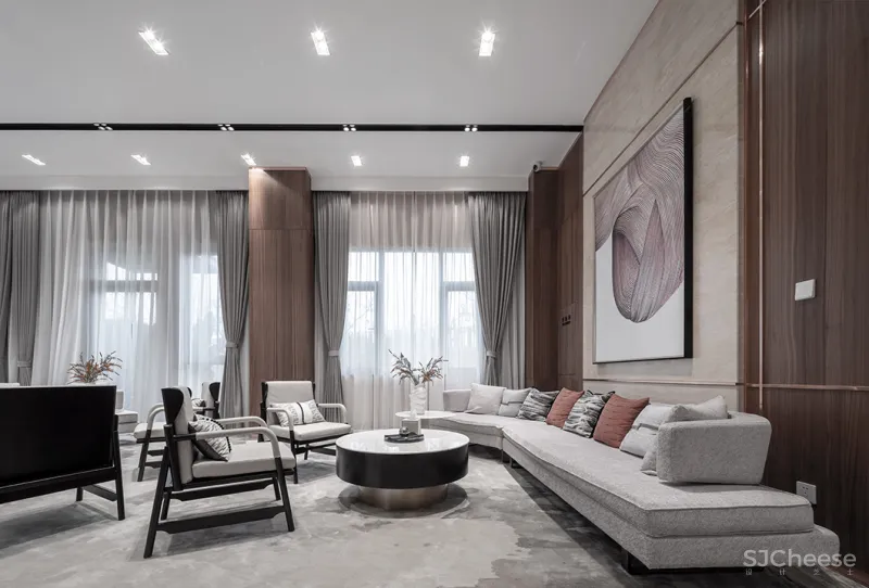 MECA:1500㎡售楼处设计,古风书韵、万象更新!