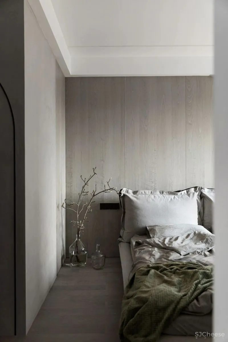 微水泥 木饰面,纯粹自然的侘寂格调 菲拉设计