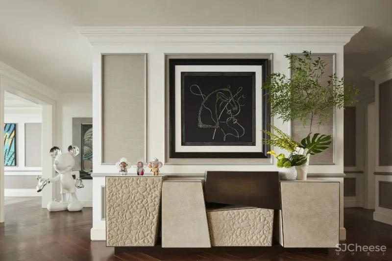 一半空间、一半艺术,这个360m²充满复古腔调