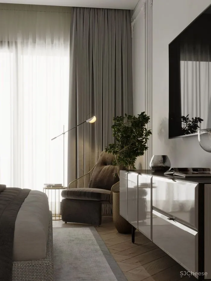 240㎡现代折衷主义,奢尚!