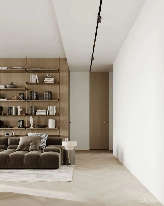 130㎡的温馨住宅,舒适的极简主义!