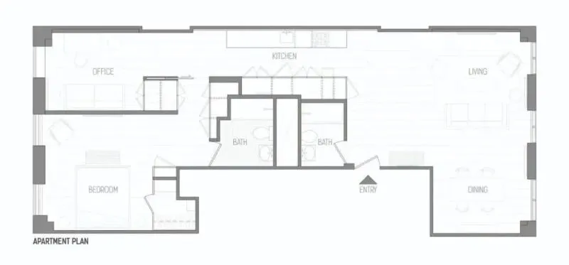 现代简约风公寓,让设计变得简单一点!