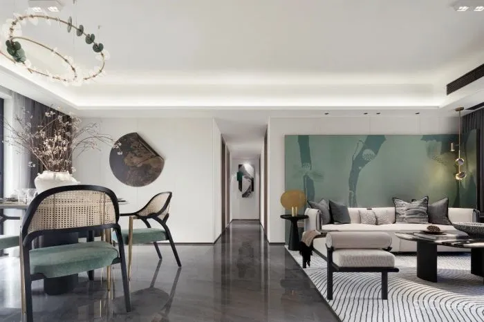 奥迅设计 · 奥妙陈设:荷塘月色 肇庆方直亚汀公馆样板间 A户型