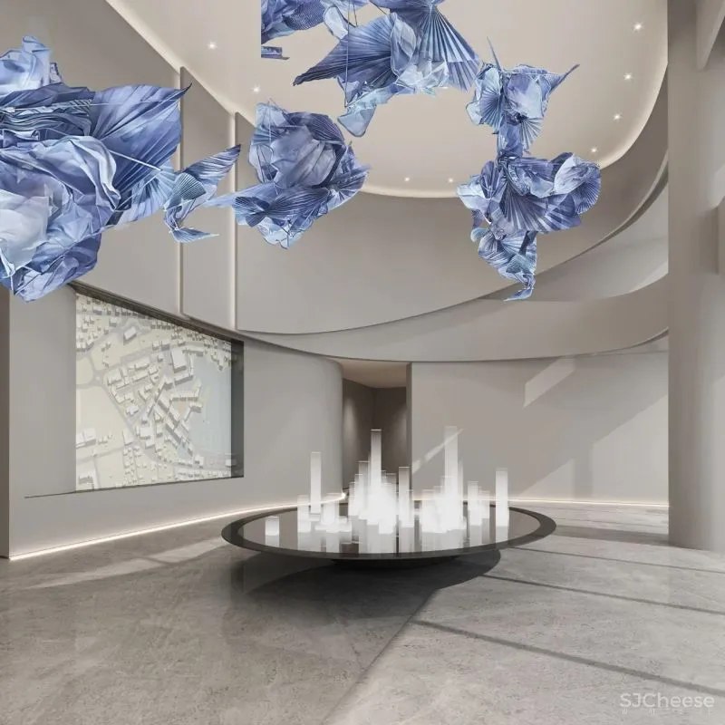 飞视新作 独特的空间气质 —— 绿都地产郑州云立方展示中心