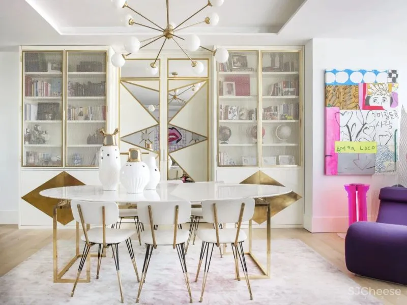 梦幻的复古未来公寓,女设计师大胆玩“色”!