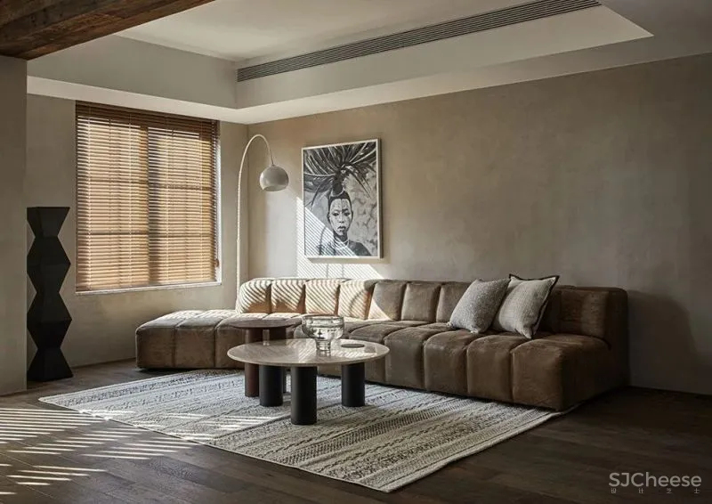 185㎡ 极简私宅,诧寂风 · 寻味生活本真!