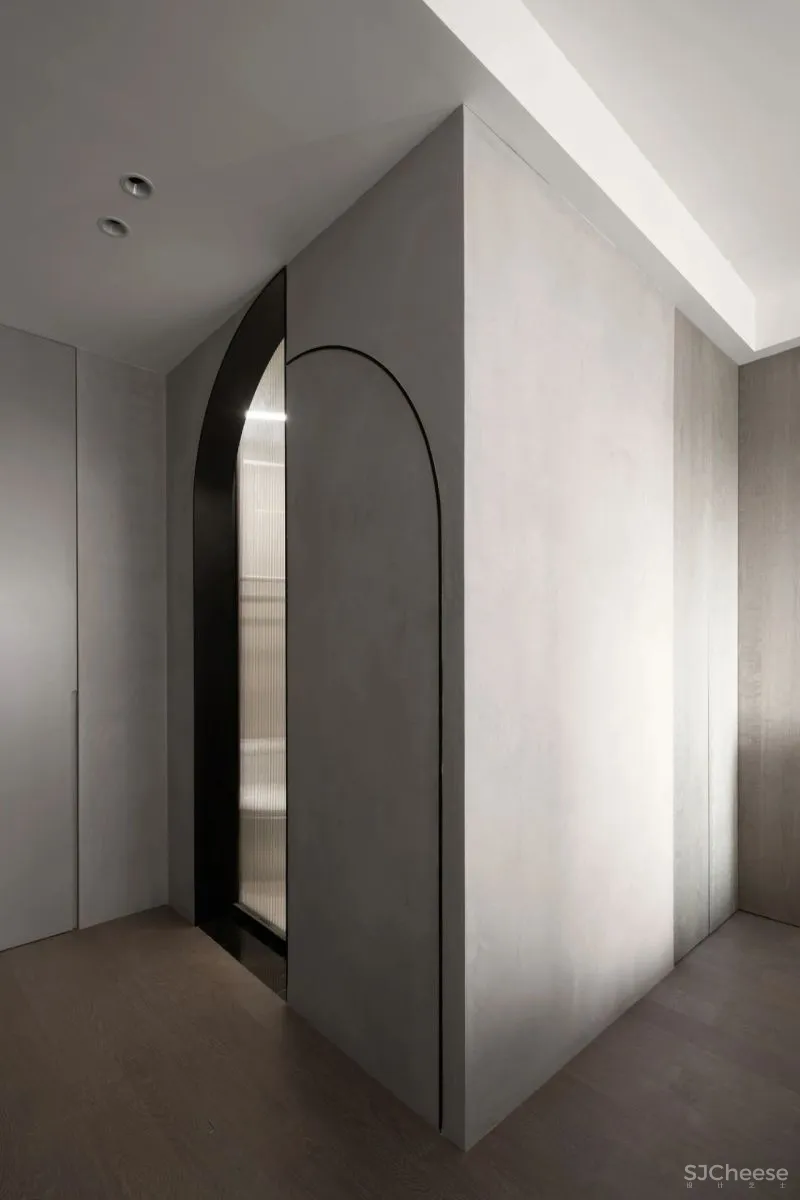 微水泥 木饰面,纯粹自然的侘寂格调 菲拉设计