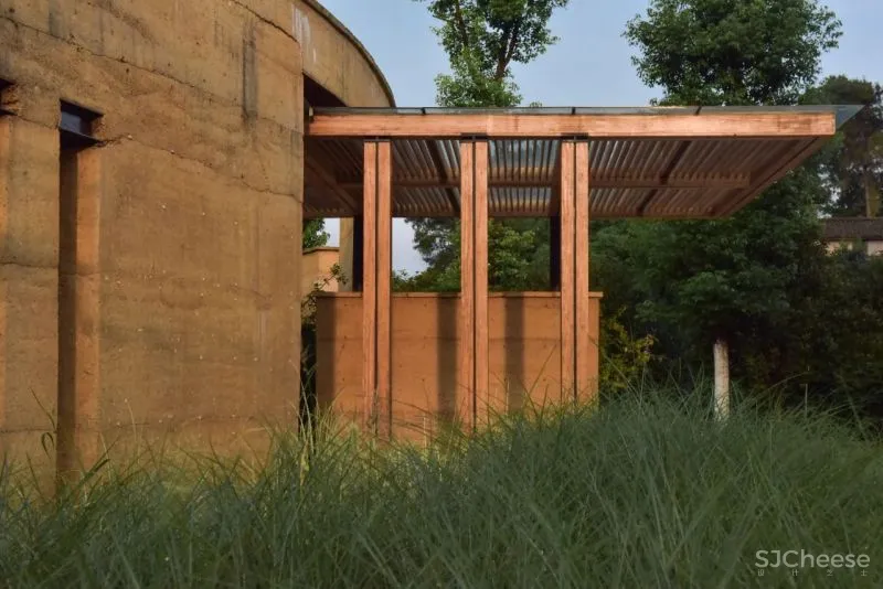 稻田里的家 园中有屋,屋中有院