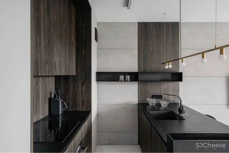 115㎡高级灰 原木风,让简约更有格调!