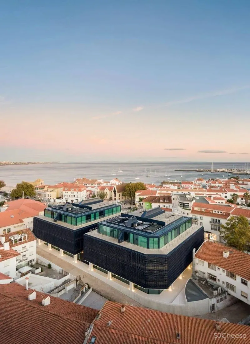 用20,000块陶瓷做外立面的公寓楼,内部却是极简的精装标准