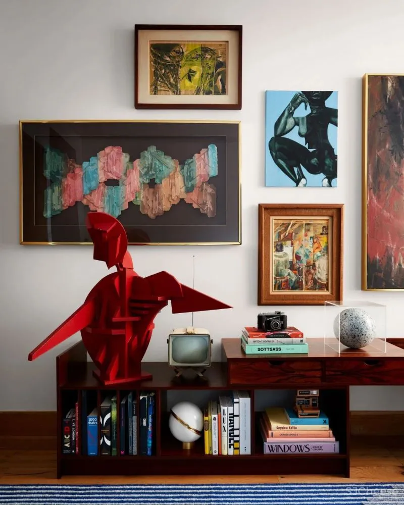 设计师私宅设计,复古时髦的纽约顶层公寓