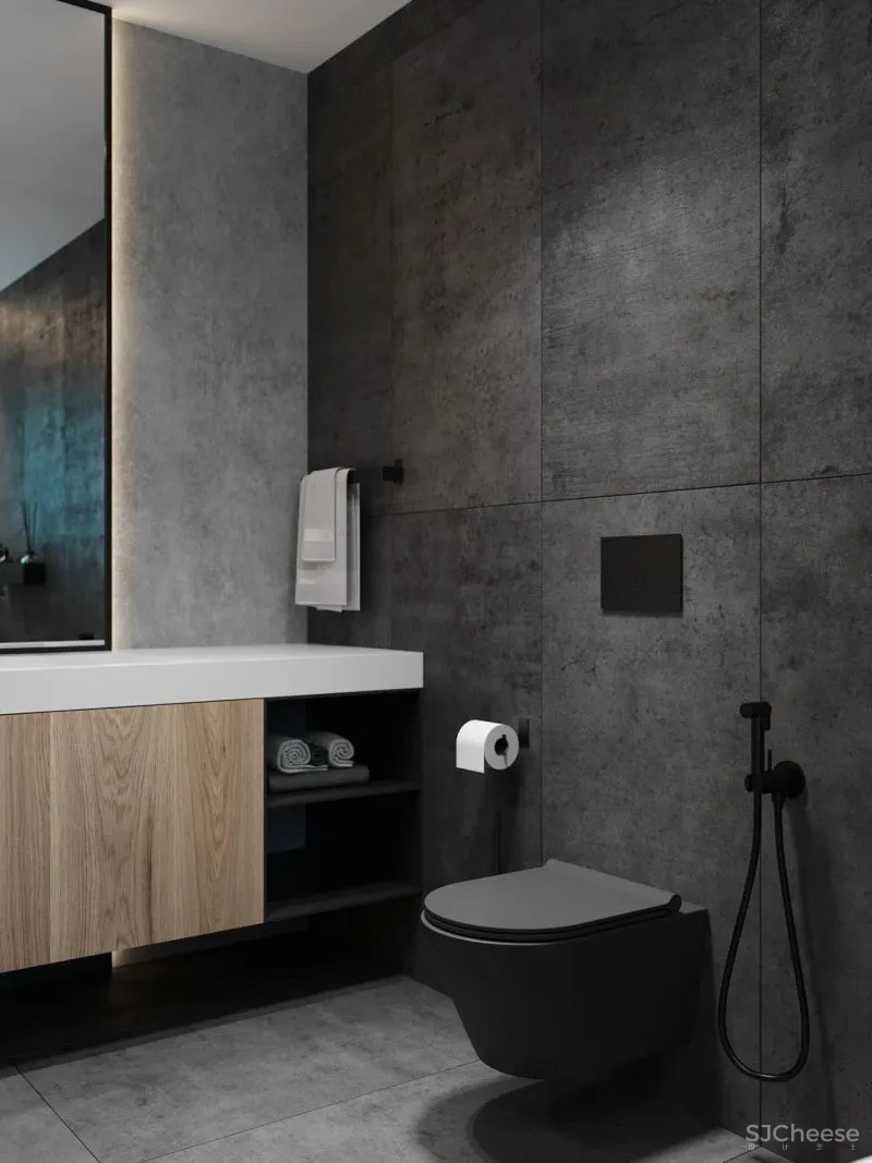 177㎡纯灰大宅,纯粹舒适的设计感之家