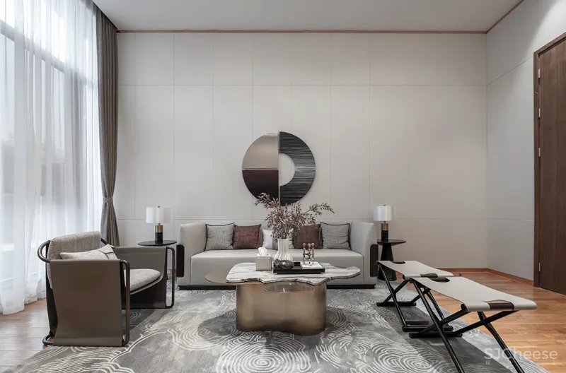 MECA:1500㎡售楼处设计,古风书韵、万象更新!