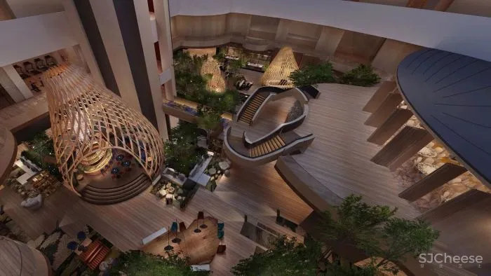 波特曼生前设计的酒店,中庭变花园,亲生物设计的典范