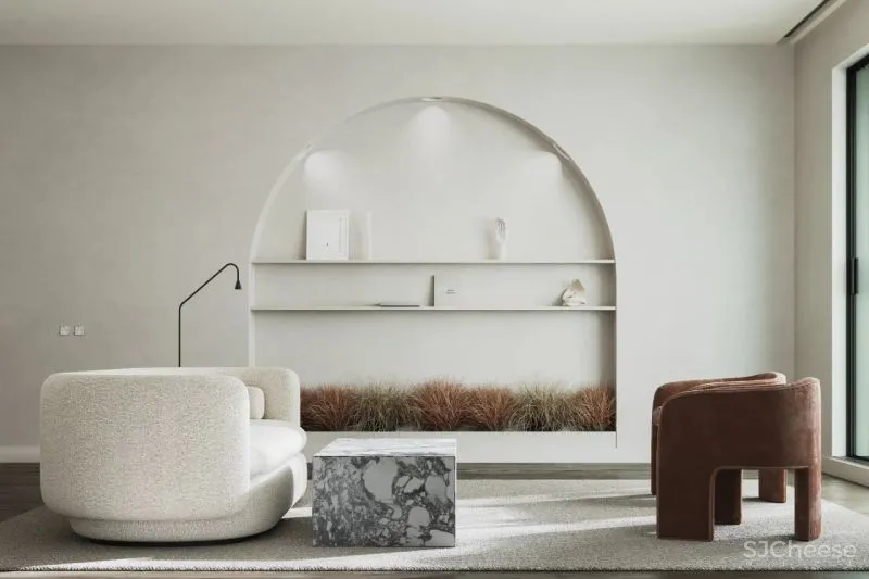 135㎡极简私宅,简单生活不简单的设计!