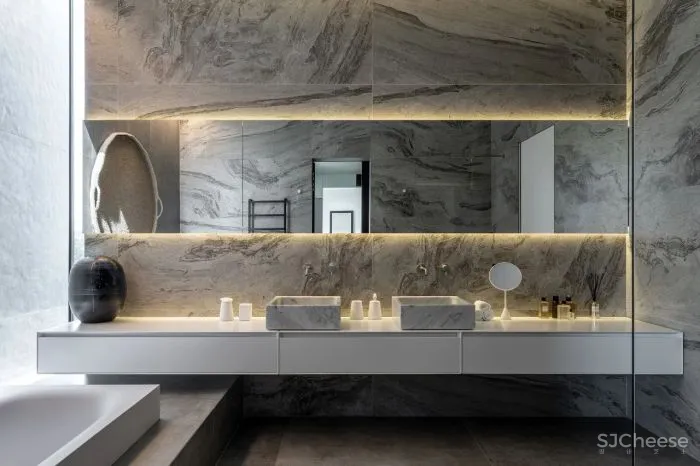 致敬安藤忠雄!5000㎡极简豪宅,用3万吨土“垫高“5米,只为看个风景?