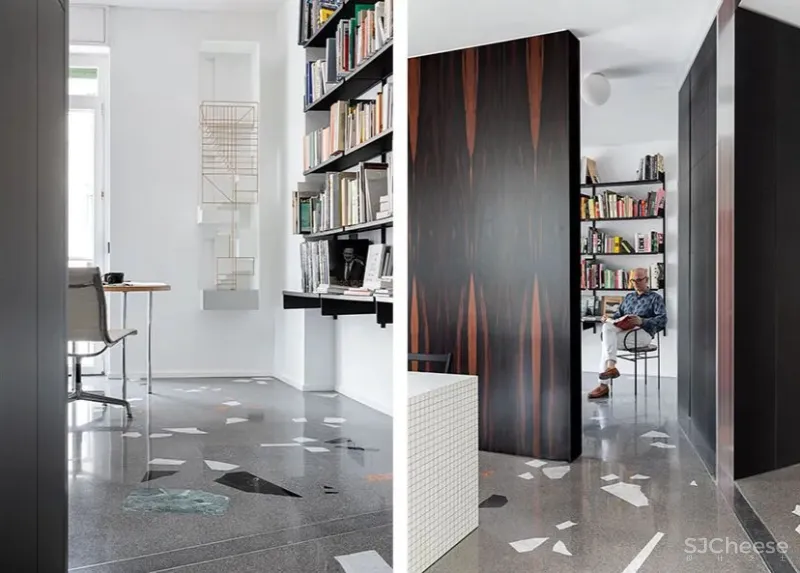 设计师的家,隔而不断的墙面让空间更灵巧!