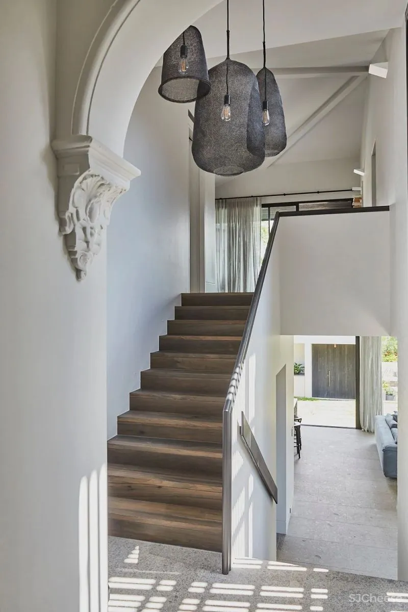 A CRAFTED LANTERN CARTHONA HOUSE BY DANIEL BODDAM STUDIO.