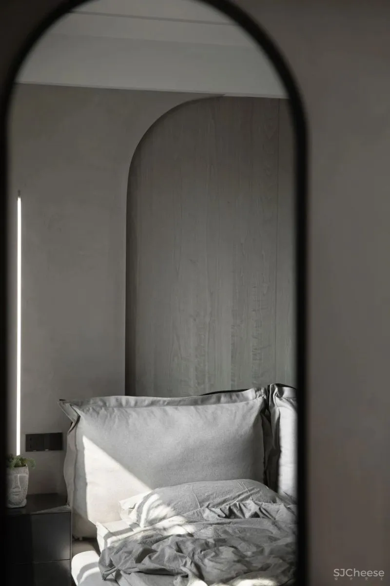 微水泥 木饰面,纯粹自然的侘寂格调 菲拉设计