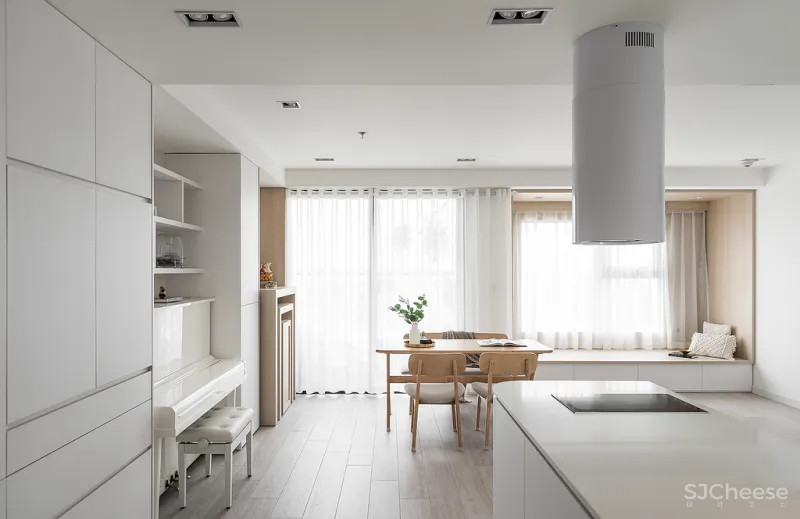 原木与白色的搭配，擦出不一样的小清新火花!