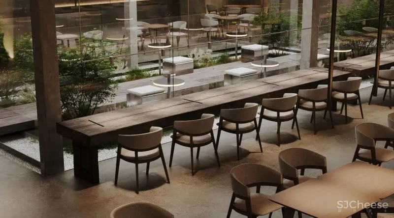 Nikita Riasov新作|体验材质的生活餐馆