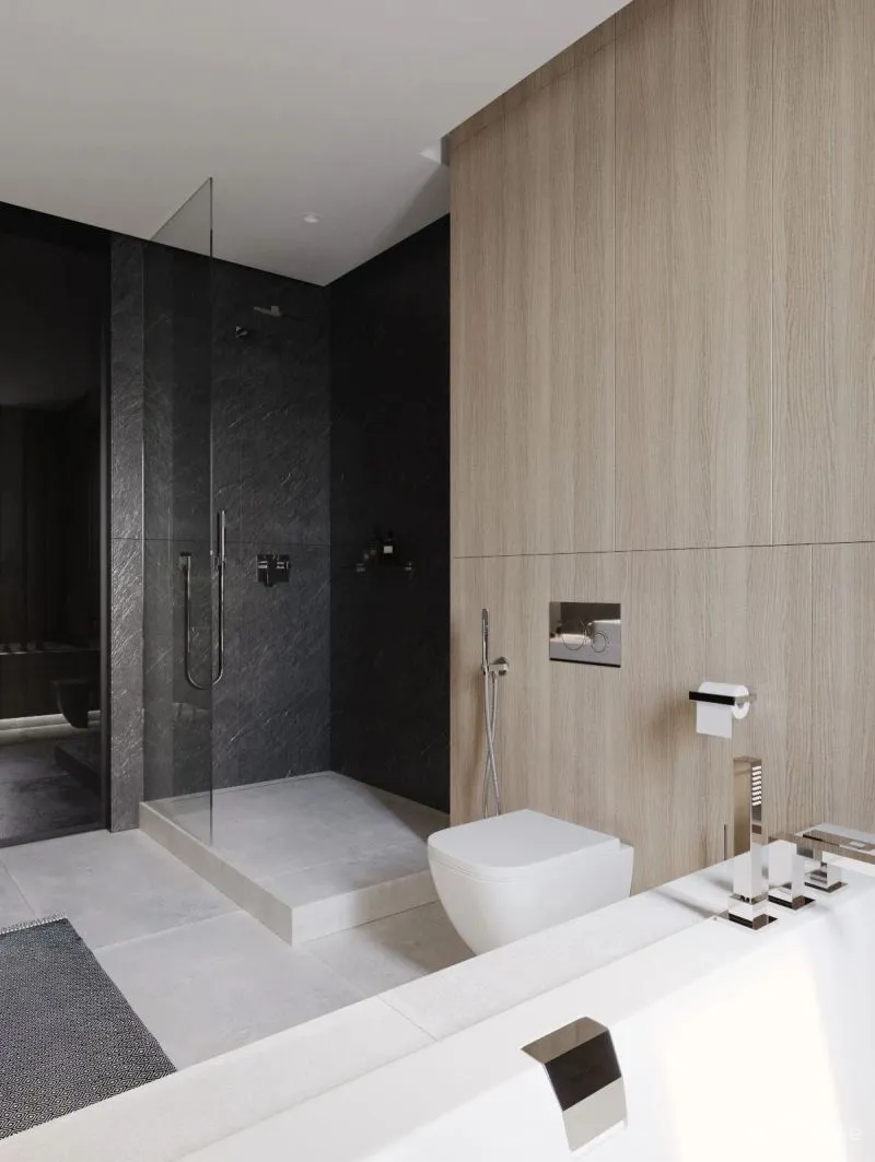 177㎡纯灰大宅,纯粹舒适的设计感之家