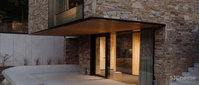 418㎡ 乡间别墅,内外连续的简约设计