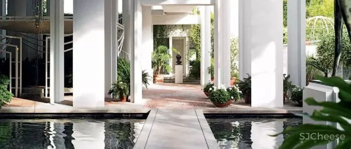 波特曼生前设计的酒店,中庭变花园,亲生物设计的典范