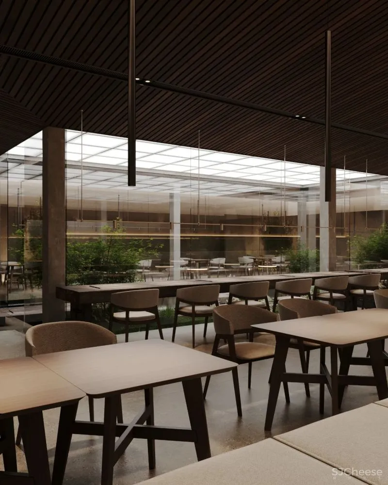 Nikita Riasov新作|体验材质的生活餐馆