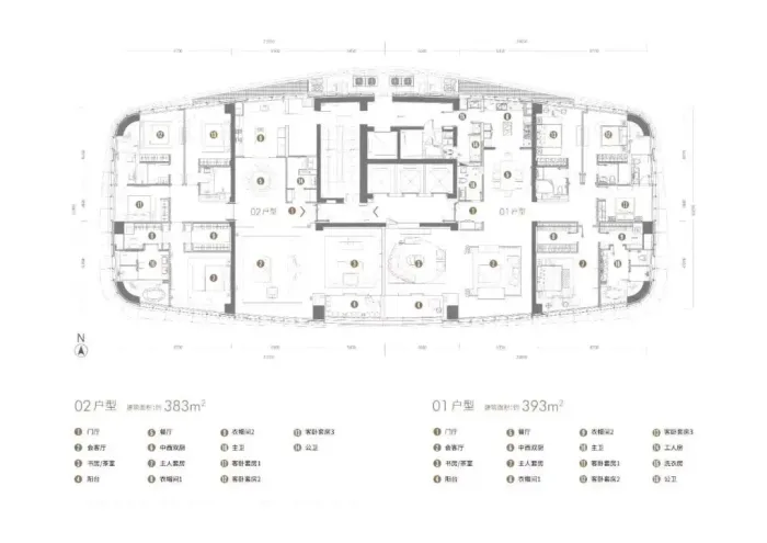 AN AURA设计|「出界 X 入格 」城市中心环幕公寓