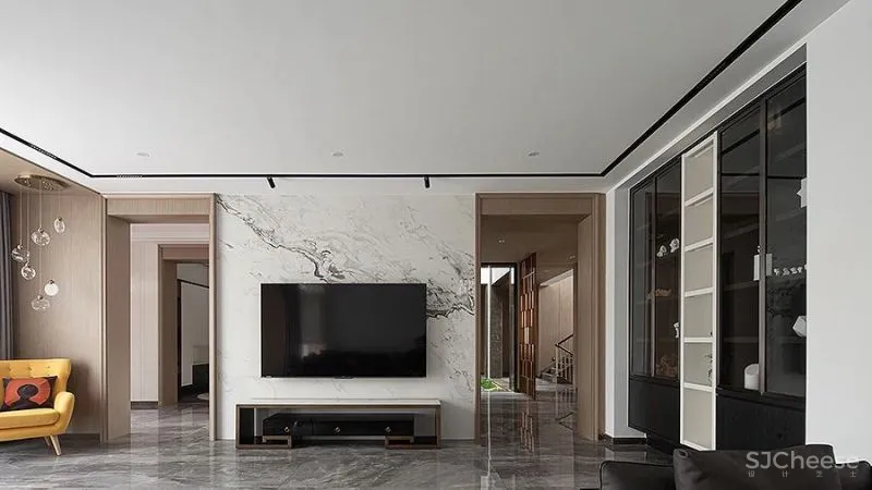 尚层设计:750㎡杭州别墅,人文山水的居住逸境