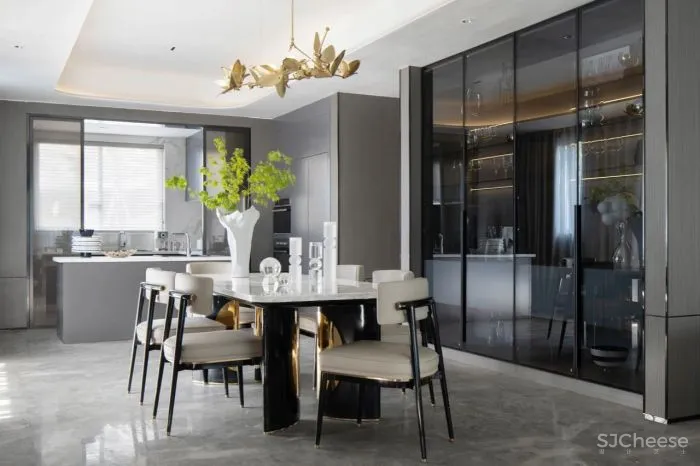 292㎡春城大平层,充满诗意的现代轻奢格调 美纵设计