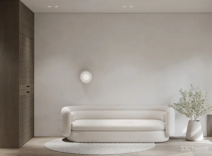 72㎡ 二室一厅二卫,精致的简约设计超有格调!