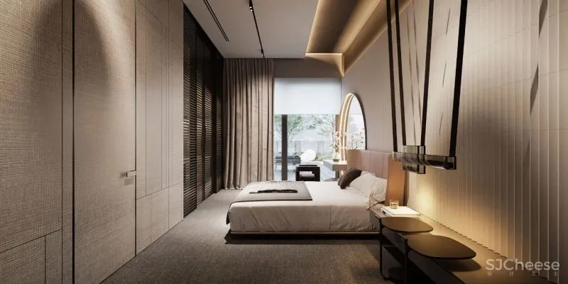 196m²别墅设计,柔和的灯光,让空间更显温暖