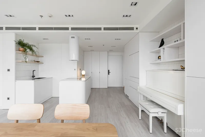 原木与白色的搭配，擦出不一样的小清新火花!