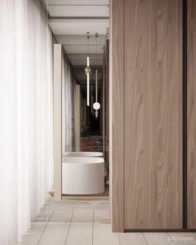 170㎡极简宁静,城市魅力